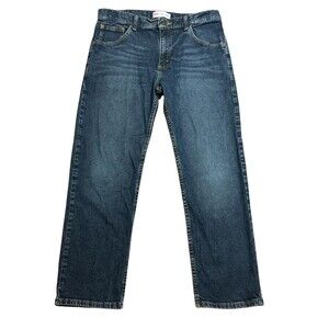 Wrangler Husky Boys‎ Classic Straight Jeans Size 16 Adjustable Waist Western